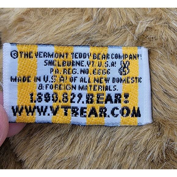 Vermont Teddy Bear Company 16" Jointed Stuffed Animal Toy Teddy Bear - Picture 7 of 8